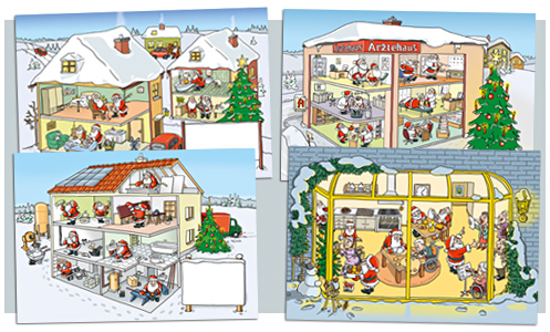 Weihnachtskartenmotive